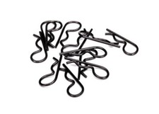 Traxxas 3934A Body Clips, Heavy Duty Black  12 