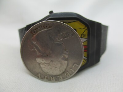 McDonald's 時計 1984 McDonald's Kid's Watch Black Digital Buckle Band | eBay