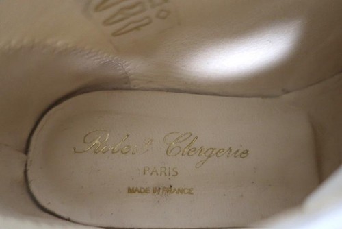 Robert Clergerie Patos Platform Espadrille Oxford White Leather Size 36.5 - Picture 11 of 12
