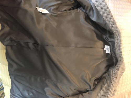 Chaqueta clásica ARMANI COLLEZIONE talla 8- Hecha en Italia gris/topo espiga - Imagen 4 de 7