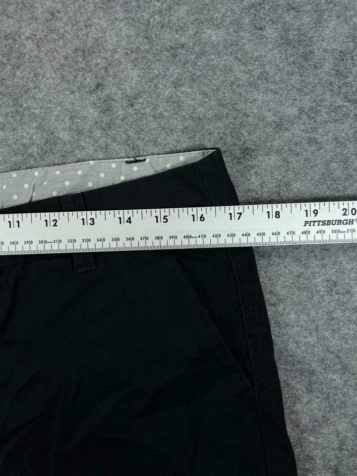 Pantalones Cortos Merona Para Mujer 8 Negro Chino Sarga Informales Damas 1 Foto 2 de 4