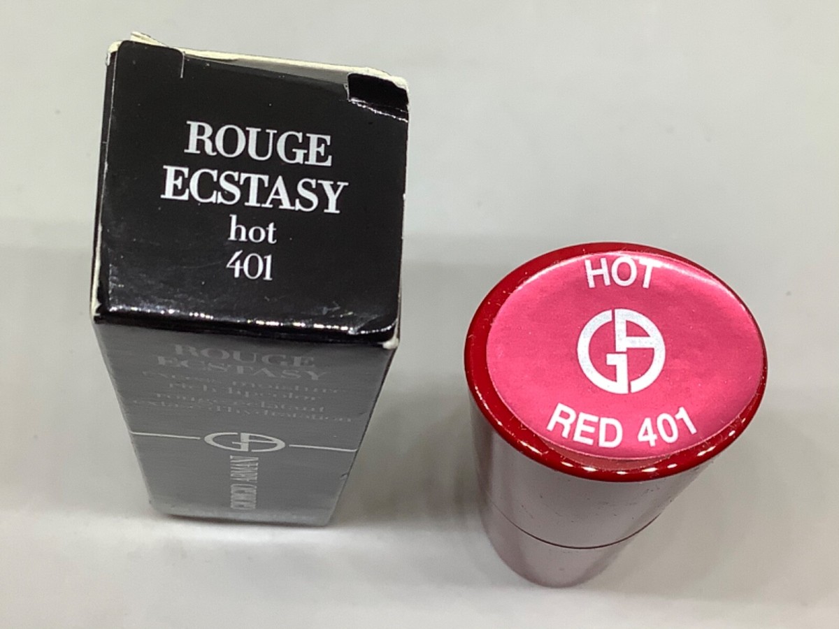 GIORGIO ARMANI ROUGE ECSTASY HOT #401 EXCESS MOISTURE RICH