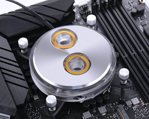 Bykski CPU-XPR-CD Intel CPU Water Cooling Block - Silver w/ 5v Addressable RG... - Picture 3 of 5