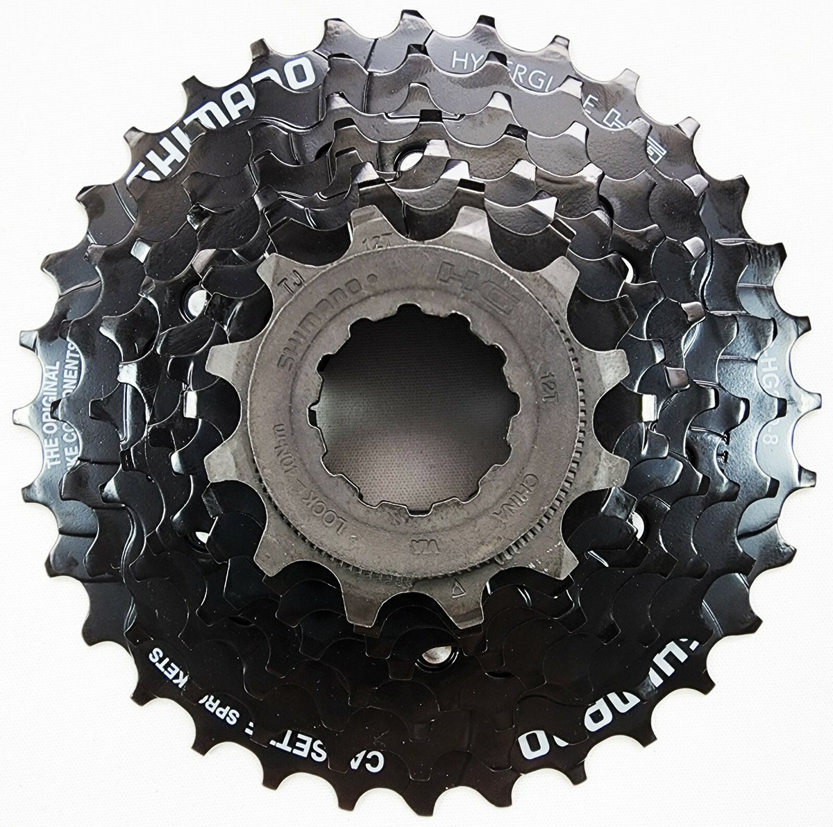 Shimano 8sp CS-HG200-8 HyperGlide HG Cassette Black 12T-32T | eBay