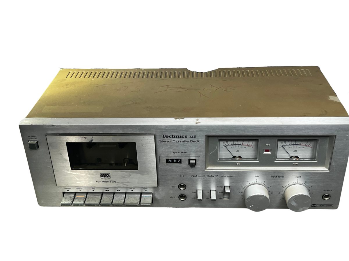 Technics RS-M5 Stereo Cassette Tape Deck Player 2-Head - PARTS