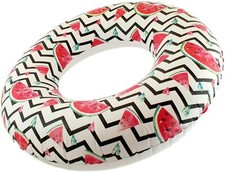 42 Tropical Watermelon Pool Float Inflatable Tube for Adults Kids - Ages 8
