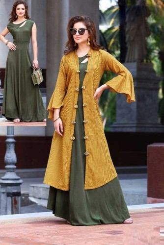 plazo kurti with jacket