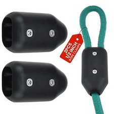 2 Pcs 1/2 Inch Reusable Rope Clamps Plastic Rope Connector Clips Adjustable R...
