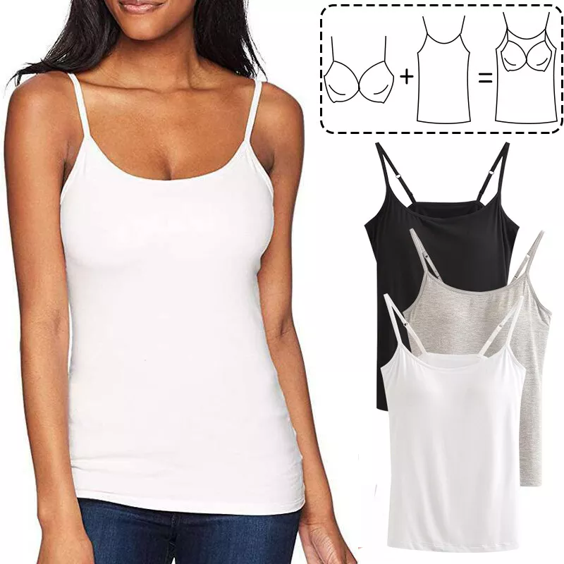 Tops with built-in bras – 9 cami tops with a built-in shelf bra – Bra Size  Calculator