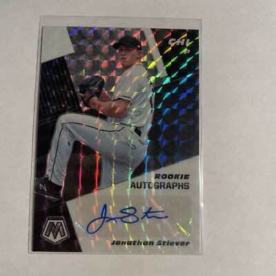 Jonathan Stiever 2021 Panini Mosaic Prizm RC Auto #RAM-JS Chicago White Sox