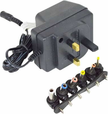 Status Deluxe Multipin AC/DC Netzteil 12V 300mA Stecker Klasse 2 Trafo