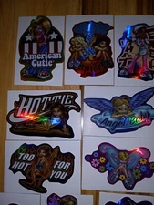 Y2K Girls Vintage Vending Machine Stickers Lot - Full Set Of 15  (Rare)