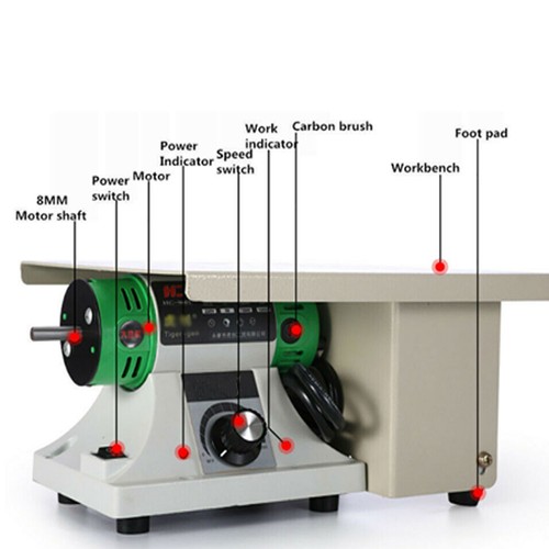 Table Saw Gem Jade Tabletop Saw Machine for Rock,Lapidary,Jewelry Cutting Tool - Picture 3 of 6