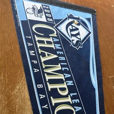 2008 American League Champions Tampa Bay Rays Pennant Made By Wincraft 