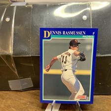 1991 Score Dennis Rasmussen #457 San Diego Padres BASEBALL Card