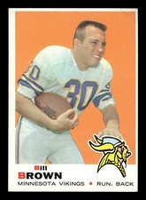 1969 Topps Bill Brown #170 Minnesota Vikings