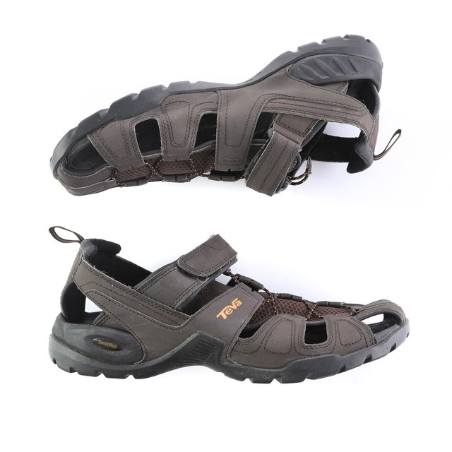 TEVA Menâs Forebay 2 Closed Toe Sandals, Walnut - Bob's Stores