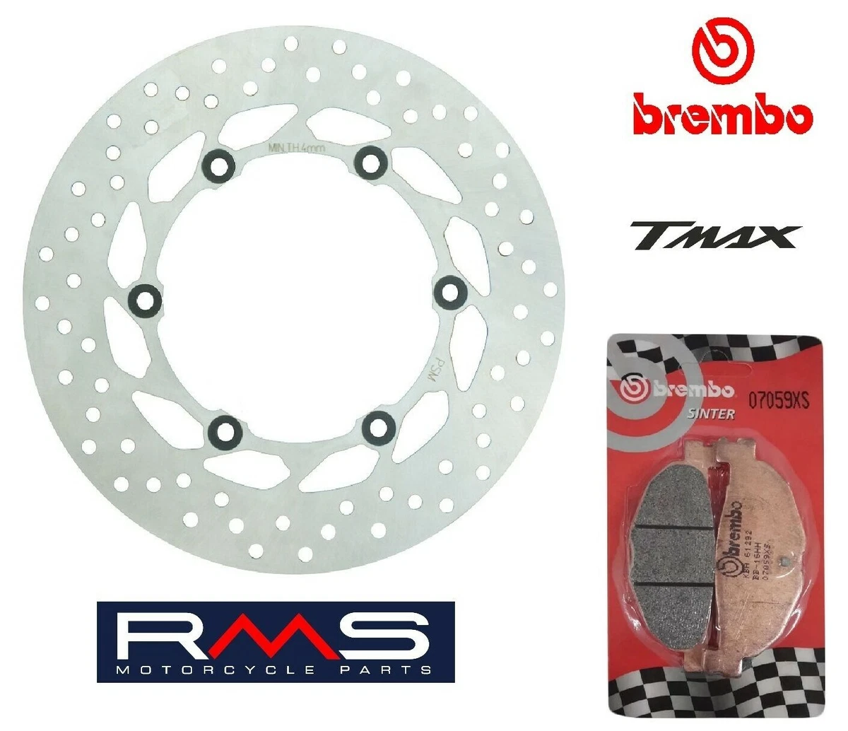 12262-Disco freno in acciaio inossidabile X / XC compatibile con HONDA