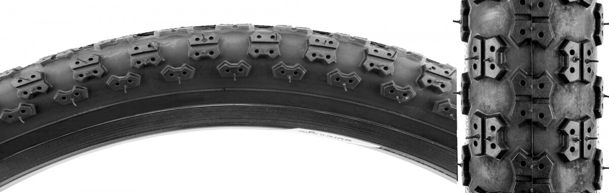 Sunlite MX3 18 x 2,125 Clincher Wire TPI 40 Черный/Черный светоотражающий велосипед BMX