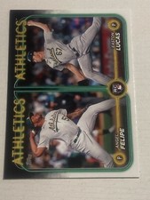 2024 Topps Update Rookie Combos A's Angel Felipe Easton Lucas US306