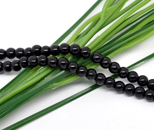Glass Pearl Imitation Round Beads - 32" Strand - 4mm - 210 pcs. - Pick the color - Bild 7 von 49