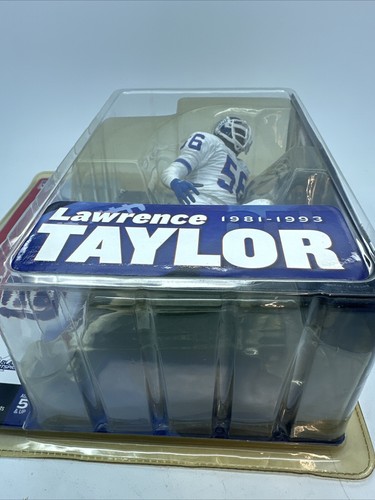 NFL Legends McFarlane Toys 2005 - Lawrence Taylor - ¡¡Rara variante de camiseta blanca!!! - Imagen 17 de 17
