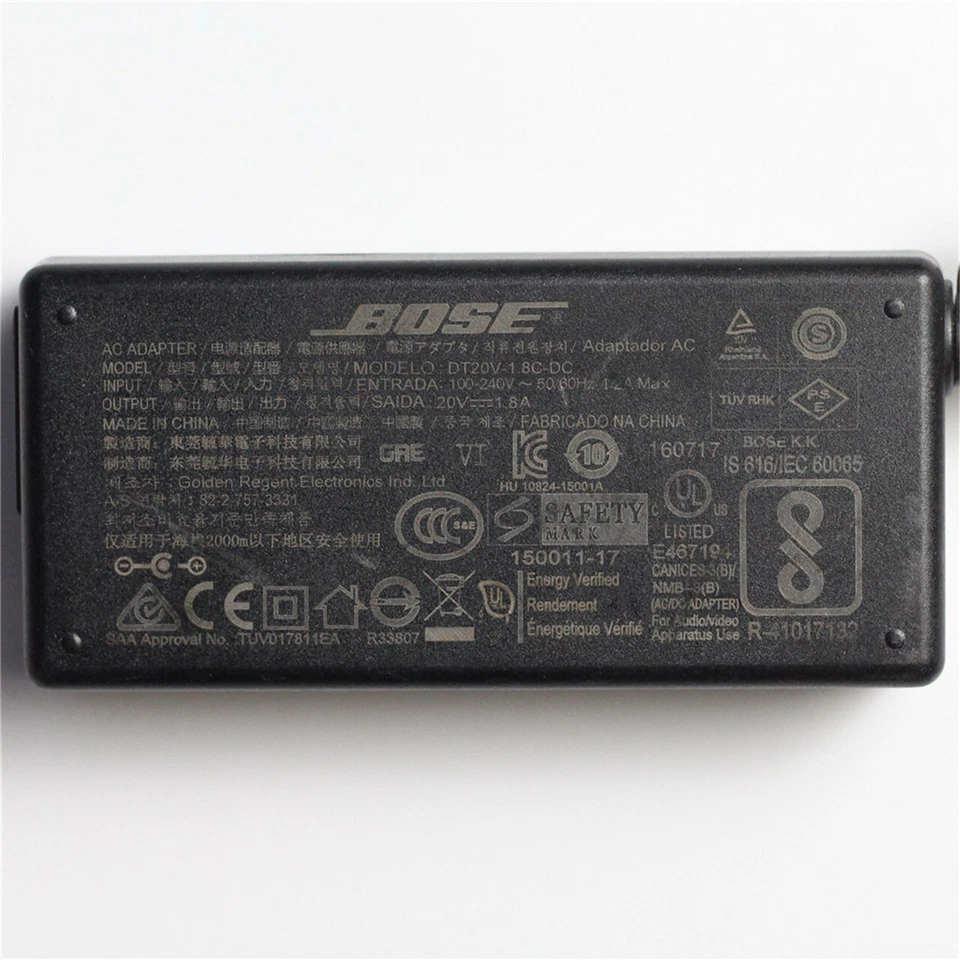 Adapter BOSE DT20V-1.8C-DC 20V 1.8A power supply DT20V_1.8C_DC - Image 2 of 4