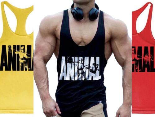 Men Cotton Workout Tank Tops Gym Bodybuilding Training Sleeveless Muscle T Shirt - Picture 26 of 28