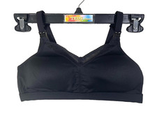 NWOT Playtex Women's S Nursing Pretty Shaping Wireless Bra US3002 Black