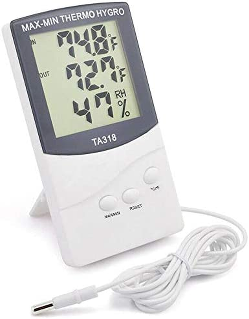 Winvin Indoor Outdoor Thermometer Digital Hygrometer Temperature Humidity Temper