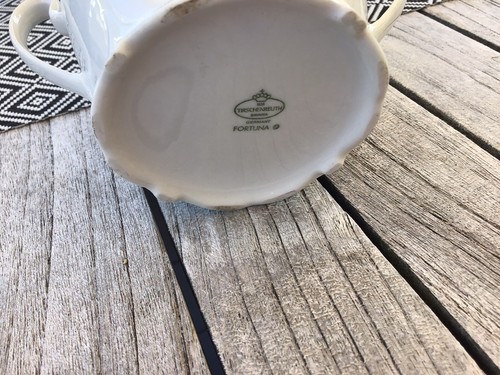 Tirschenreuth Fortuna Zuckertopf Weiss - Bild 3 von 4