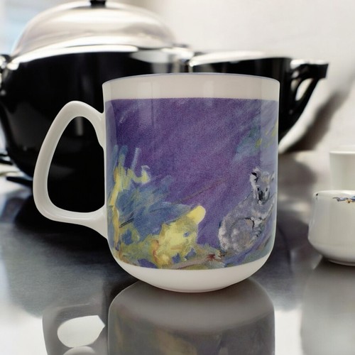 Australian Koala & Kangaroo Pair of Mugs Cups Artwork By Australian Artists - Picture 8 of 13