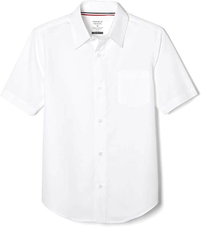 Mens Short Sleeve Oxford Shirt SE9003 Blue, Yellow & White