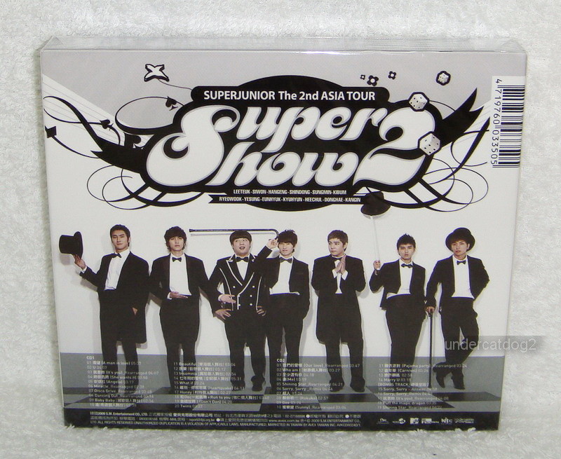 Super Junior 2nd Asia Tour Concert Show 2 Taiwan 2-CD | eBay