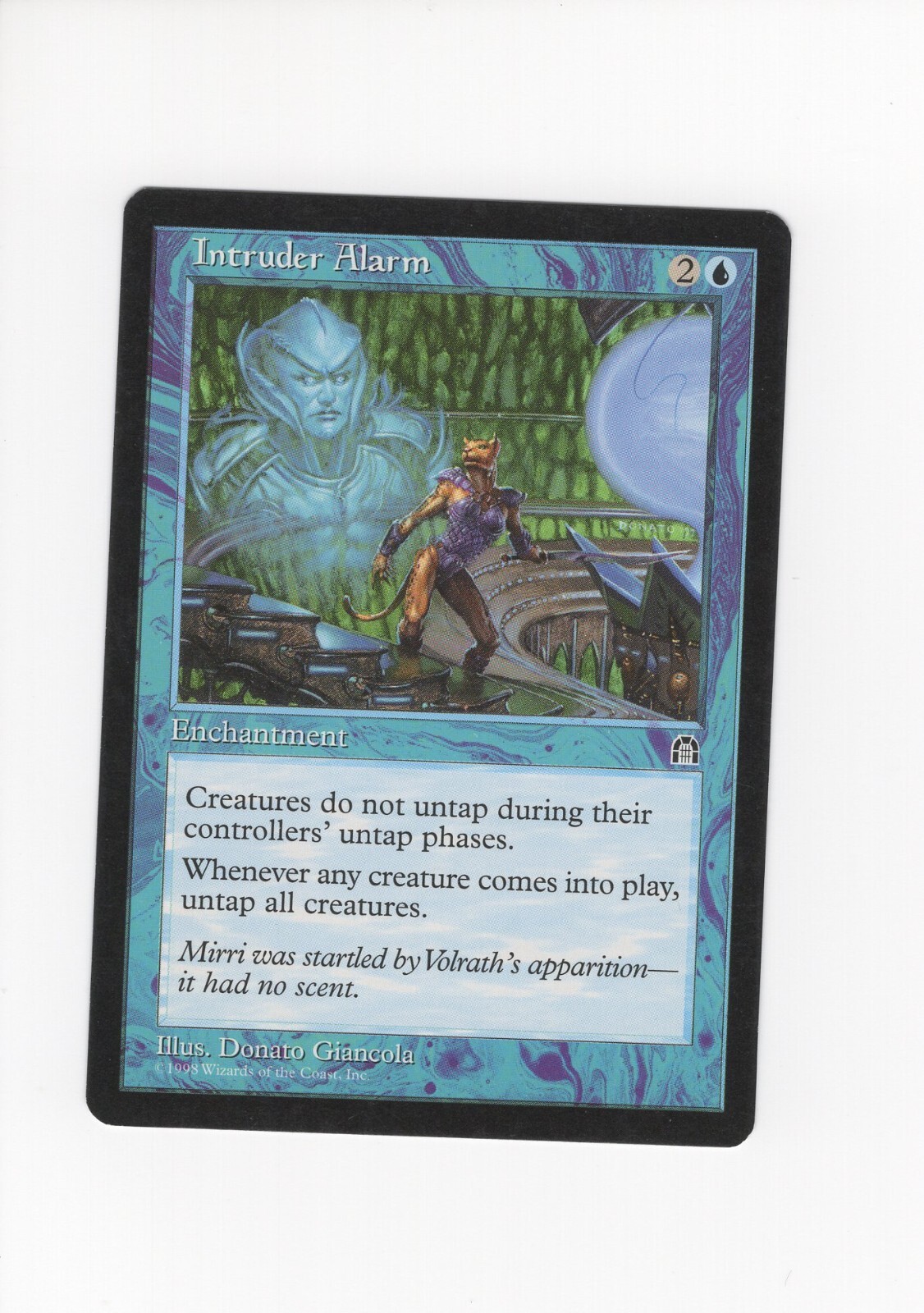 Intruder alarm Stronghold NM-/LP MTG Magic the Gathering