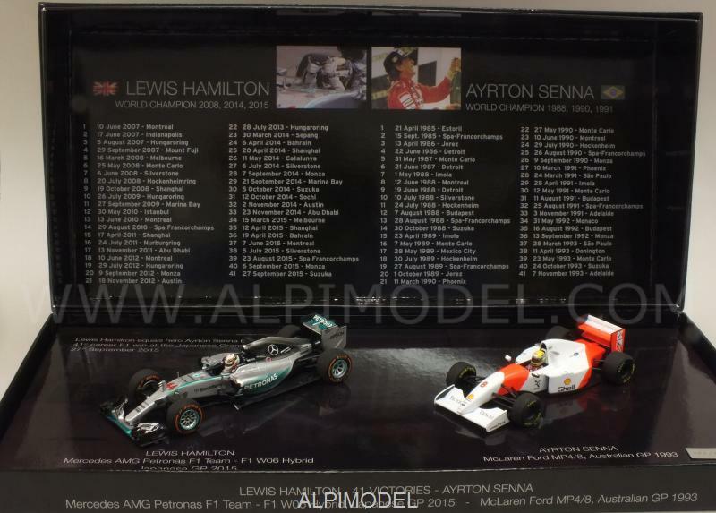 McLaren MP4 8 Ayrton Senna Mercedes W06 Set - Lewis 1 43 MINICHAMPS 412414408 McLaren MP4 8 Ayrton Senna Mercedes W06 Set - Lewis Lewis Lewis 1 43 MINICHAMPS 412414408 bbafe2