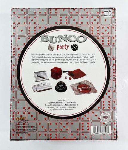 Bunco Party Game By Fundex Dice Game (BRAND NEW SEALED) - Picture 2 of 3