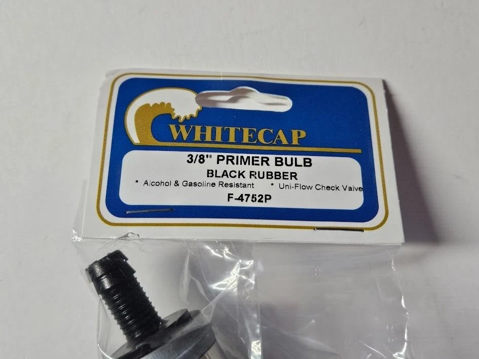 New Marine Boat Black Rubber 3/8" Primer Bulb For Outboard Fuel Tank - Image 4 of 4