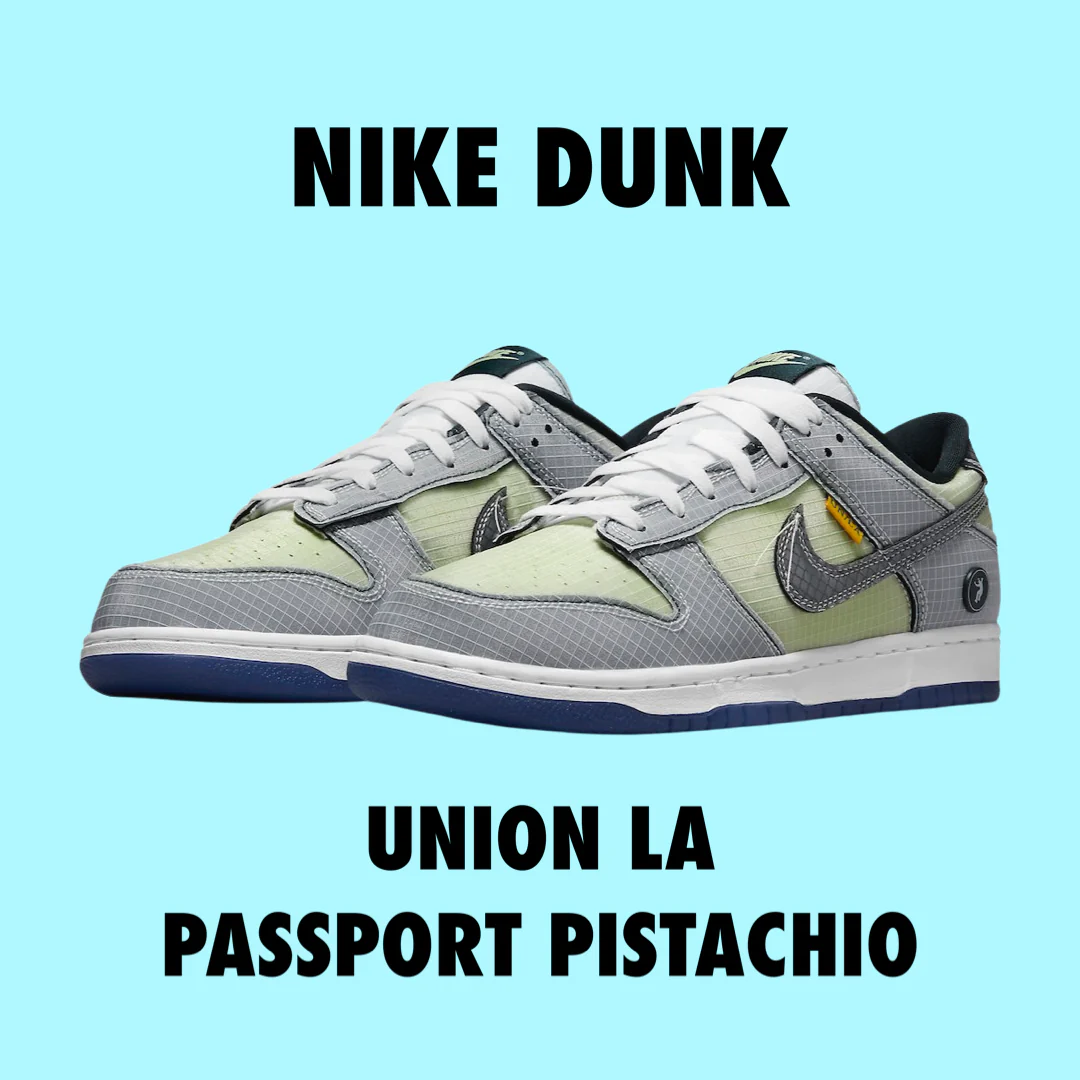 スニーカー Nike Dunk Low Union Passport Pack Pistachio Nike Dunk Low Union Passport Pack Pistachio Navy Size 8 USED