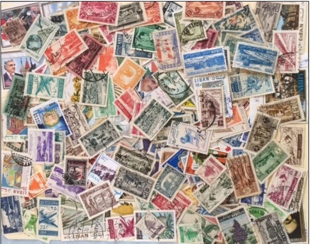  LIBAN FRANCE COLONIES COLLECTION OF USED 975 DIFFERENT STAMPS HCV LOT (LEB 02) - Image 2 of 4