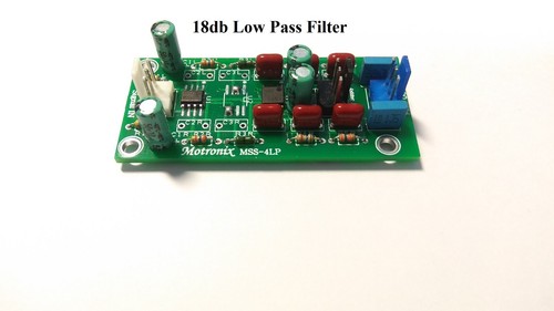 Low Pass 6/12/18/24 db Stereo Active Filter module MSS-4LP - Picture 15 of 28