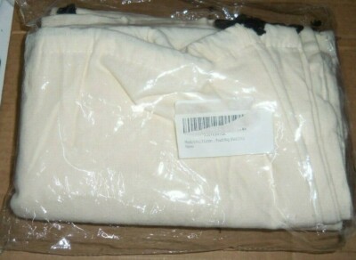 Pack 3 L MISSLO Cotton Breathable Dust-proof Drawstring Storage Pouch Bag
