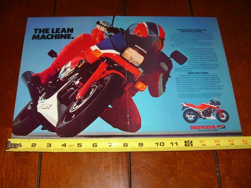 HONDA 500 INTERCEPTOR 1986 ORIGINAL 2 SEITEN ANZEIGE - Bild 12 von 12