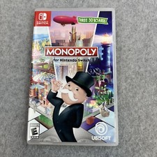 Nintendo Switch Monopoly 3D Boards Case Only No Game No Manual
