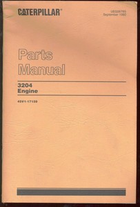 Caterpillar-3204-Engine-Parts-Manual-Book-SN-45V1-to-45V17159-C1980-CAT