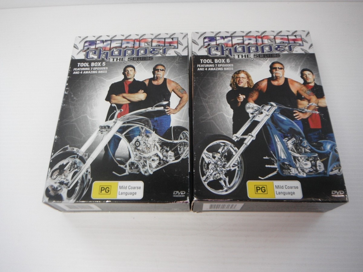 American Chopper The Series DVD Tool Box Space Shuttle Police Bike  Mikey