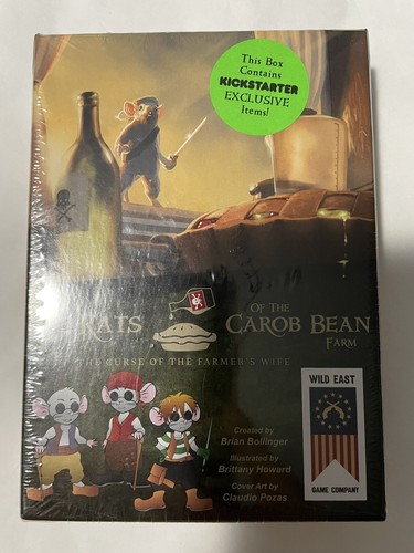 NEW Wild East Games Pie Rats of the Carob Bean Farm Card Game and Expansion - Picture 4 of 5
