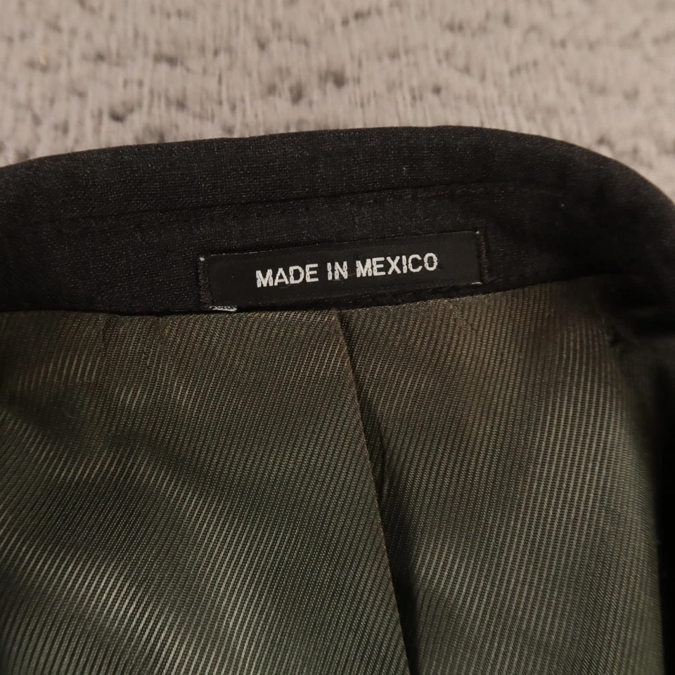 Chaqueta de Colección Hopsack M Gris Brezo 100% Lana Worsted Blazer Abrigo Deportivo 42L Foto 3 de 4