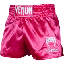 Venum Classic Muay Thai Shorts - Pink/White