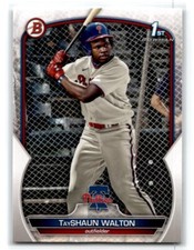 2023 Bowman 1st TayShaun Walton #BD-183 Phillies